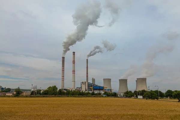 Tepelné elektrárny, Česká republika — Stock fotografie