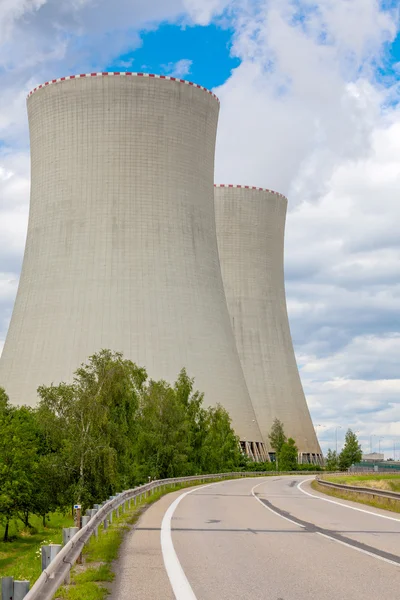 Elektrownia jądrowa Temelin w Czechach Europa — Zdjęcie stockowe