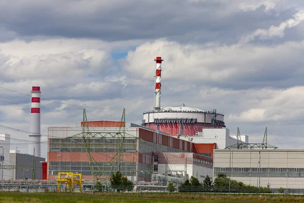 Reactor Van Kerncentrale Temelin Tsjechië Wolkenlucht — Stockfoto