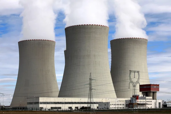 Centrale nucleare Temelin in Repubblica Ceca Europa — Foto Stock