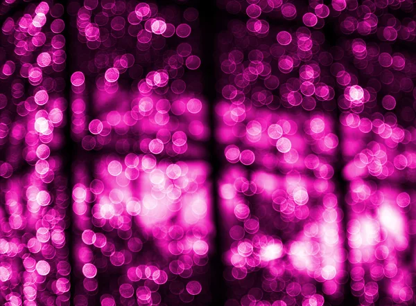灯和星星的散景的紫色节日圣诞节优雅抽象背景. — 图库照片