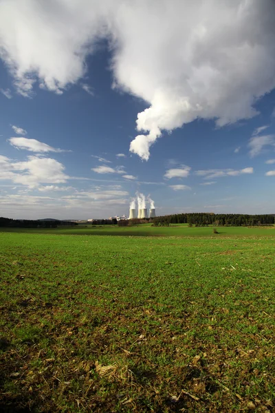 Kerncentrale Temelin in Tsjechië Europa — Stockfoto