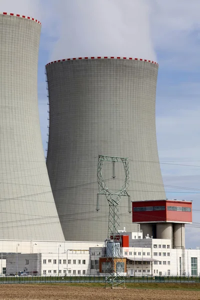 Central nuclear Temelin en República Checa Europa — Foto de Stock