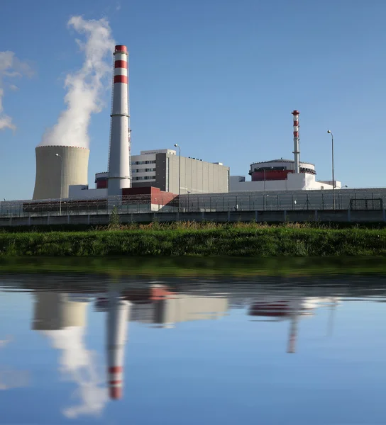 Usina nuclear Temelin na República Checa Europa — Fotografia de Stock