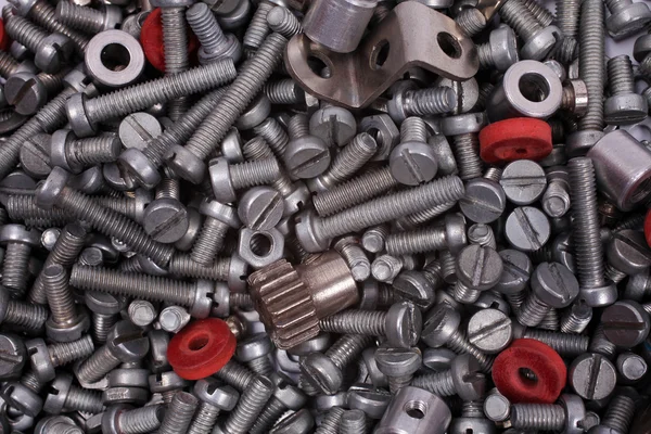 Bolts and Nuts as background — Stock Photo, Image