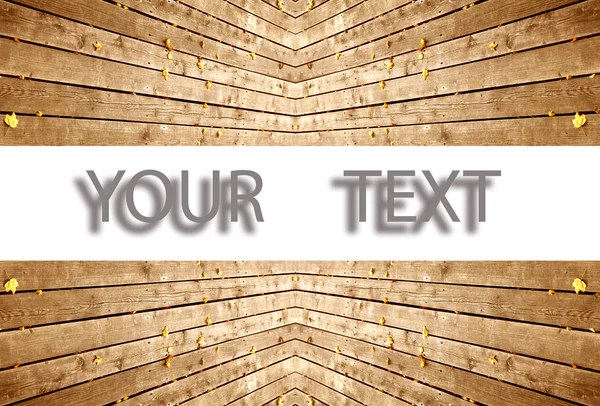 Trä bakgrund med ett utrymme för text — Stockfoto
