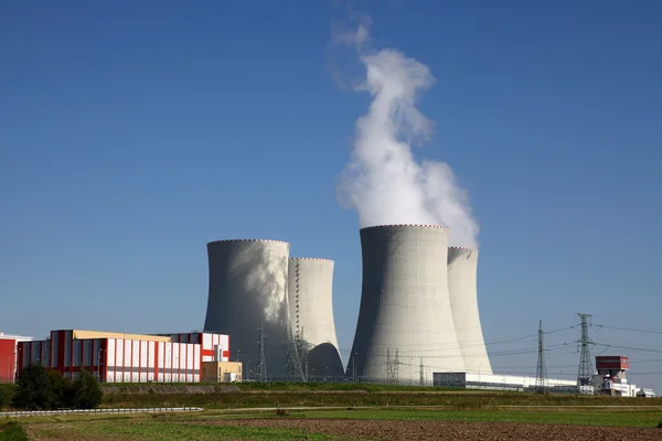 Central nuclear Temelin en República Checa Europa — Foto de Stock