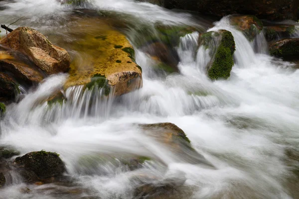 Beautiful waterfall in the national park Sumava — Stock Photo, Image