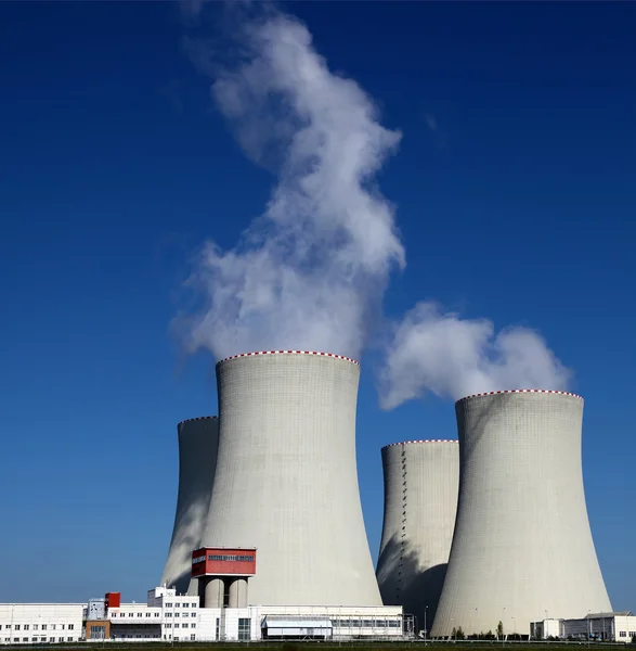 捷克共和国Temelin核电厂 — 图库照片