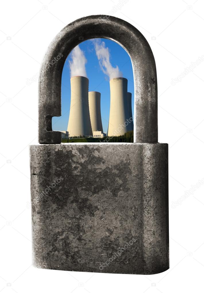 Energy concepts with nuclear power plant for security