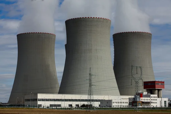 Centrale nucleare Temelin in Repubblica Ceca Europa — Foto Stock