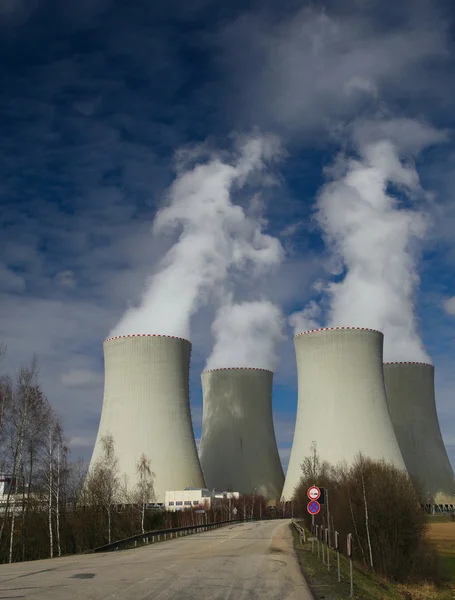 Planta de energía de oído Temelin en República Checa Europa — Foto de Stock