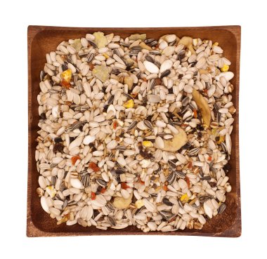 Mixture of seeds for canary clipart
