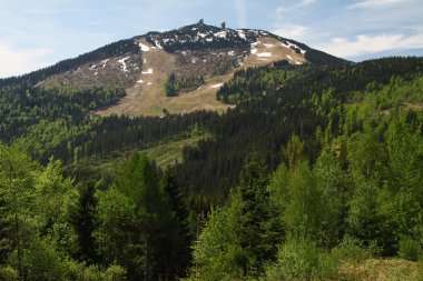 Bahar yatay milli parkta Sumava, Çek Cumhuriyeti