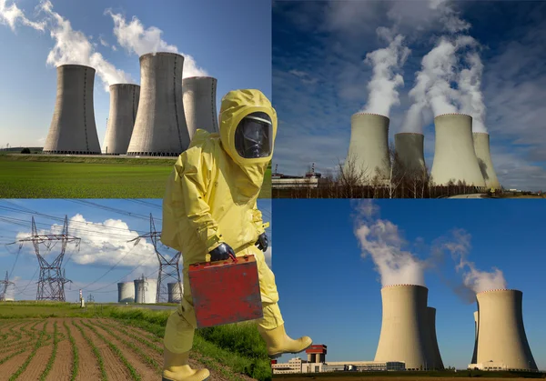 Jaderná elektrárna v České republice — Stock fotografie