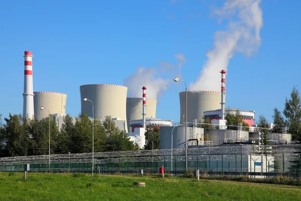 Central nuclear Temelin en República Checa Europa — Foto de Stock