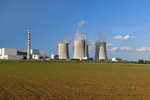 Kerncentrale Dukovany in Tsjechië Europa — Stockfoto