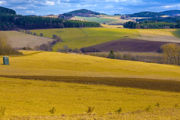 Schöne sommerliche abgelegene Landschaft, Tschechische Republik — Stockfoto