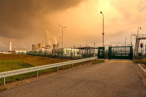 Kärnkraftverk Temelin i Tjeckien Europa — Stockfoto