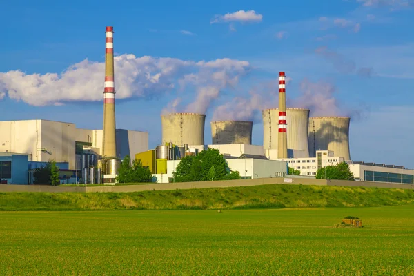 Nuclear power plant Temelin in Czech Republic Europe Royalty Free Stock Images