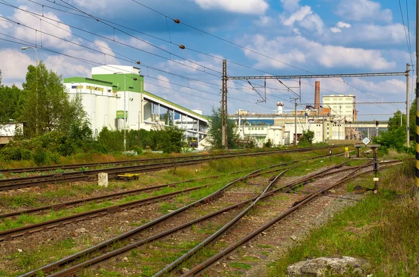 Fabbrica di cemento, Repubblica Ceca — Foto Stock