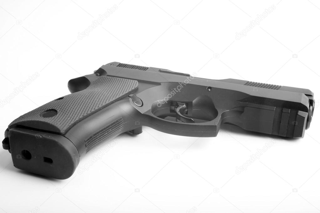 Gun isolated on white background