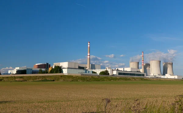 Central nuclear Temelin en República Checa Europa — Foto de Stock