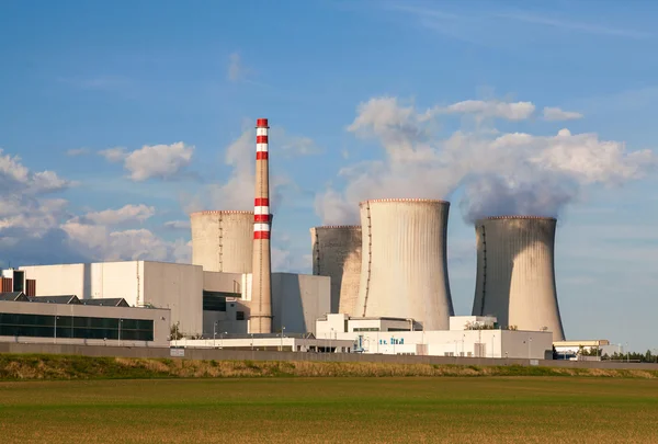 Çek Cumhuriyeti Avrupa 'da nükleer santral Temelin — Stok fotoğraf