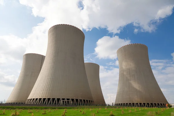 捷克共和国欧洲的Dukovany核电厂 — 图库照片