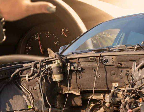 Schnelles Fahren auf der Autobahn — Stockfoto