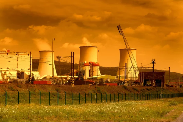 Värmekraftverk i Tjeckien — Stockfoto