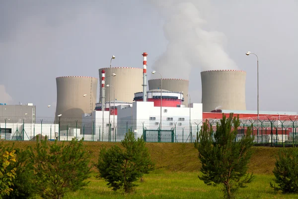 Çek Cumhuriyeti Avrupa 'da nükleer santral Temelin — Stok fotoğraf