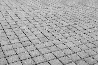 Gri tuğla sokak yol taş. Işık kaldırım, kaldırım doku