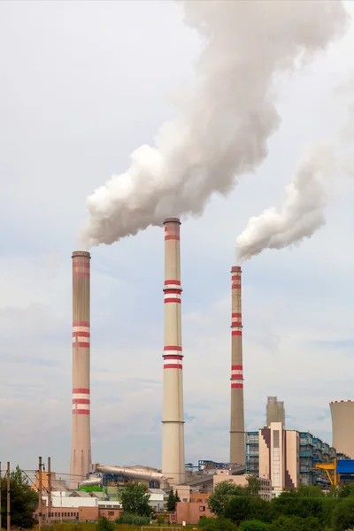 Centrale termica in Repubblica Ceca — Foto Stock