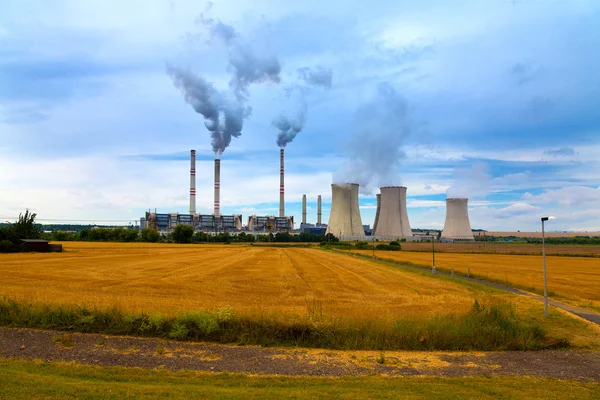 Petrochemische industrie, Tsjechische Republiek — Stockfoto