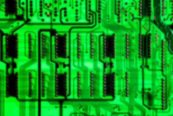 Carte de circuit électronique close up. — Photo