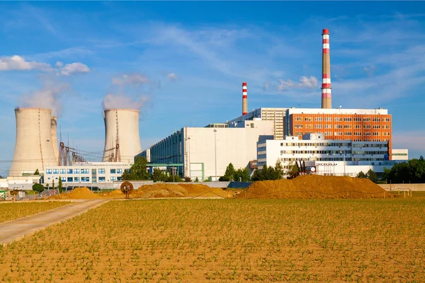 Nuclear power plant Temelin in Czech Republic Europe Royalty Free Stock Photos
