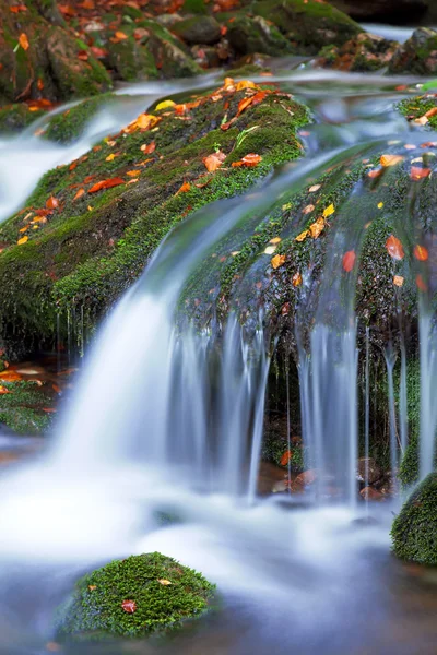 Waterval in het nationaal park Sumava, Tsjechië — Stockfoto