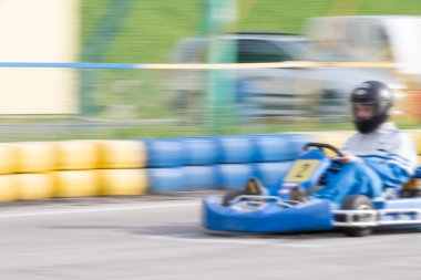 yarış go-kart bulanıklık etkisi