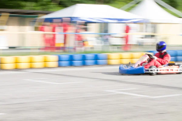 Carrera go-kart desenfoque — Foto de Stock