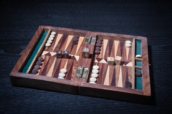 Backgammon-Box — Stockfoto
