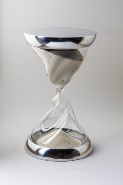 kum saati cam ve çelik