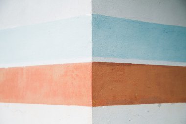 renkli geometrik desenleri ile duvar kapatın