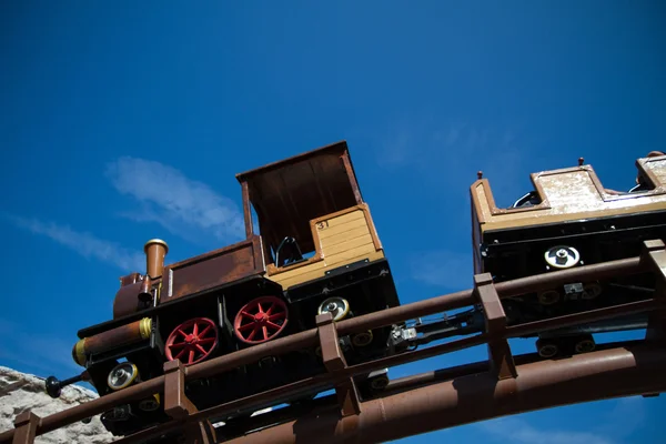 Oller coaster na zachodzie — Zdjęcie stockowe