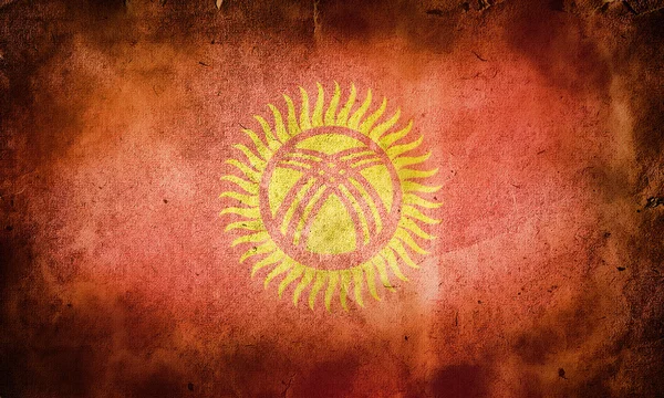 Flag of Kyrgyzstan — Stock Photo, Image