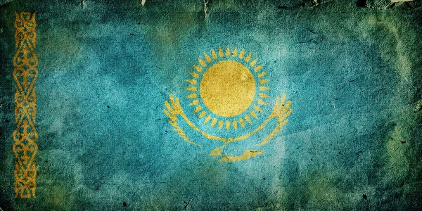 Flag of Kazakhstan — Stock Photo, Image