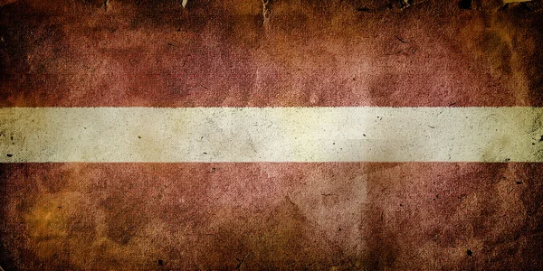 Under lettisk flagg — Stockfoto