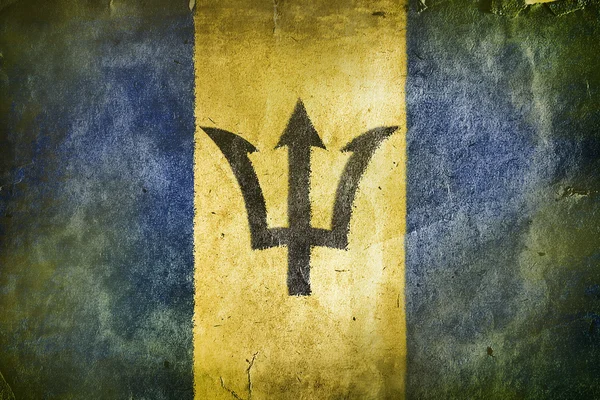 Flagge von Barbados — Stockfoto