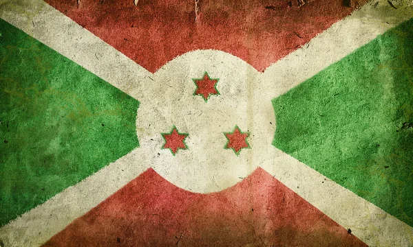 Burundi zászlaja — Stock Fotó