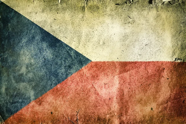 Флаг Чешской республики — стоковое фото